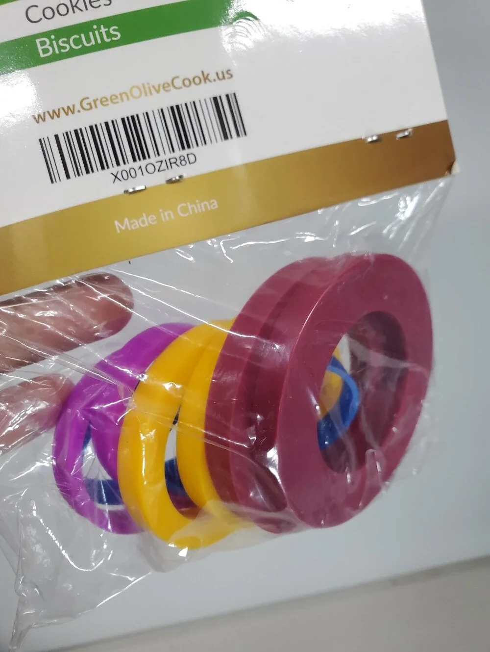 Rolling Pin Silicone Spacer Rings Set Baking Kitchen Food